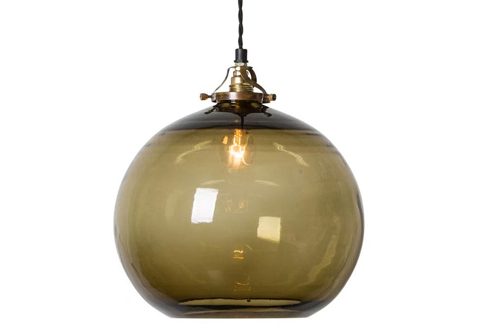 Flaskegrønn skjønnhet Spesiell lampe til hjemmet.